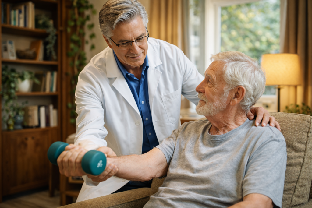 fisioterapia domiciliar para idosos no Rio de Janeiro
